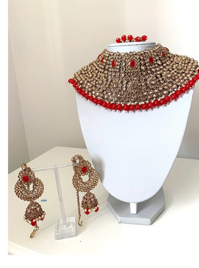 Red Bridal set