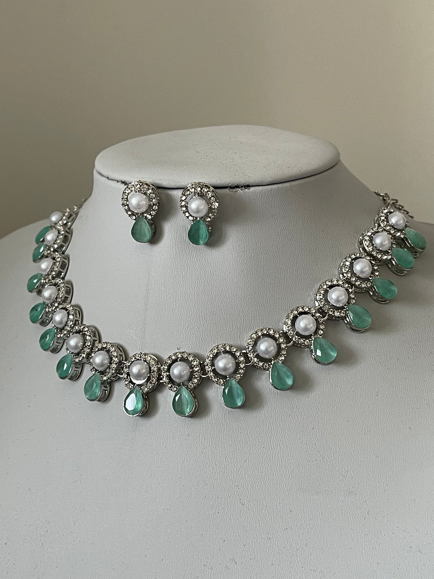 Pearl Silver and Mint Set