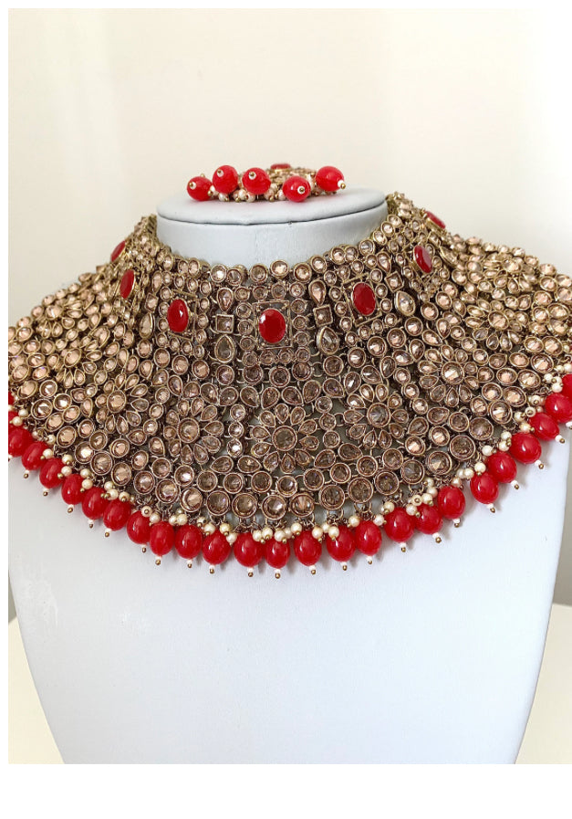 Red Bridal set