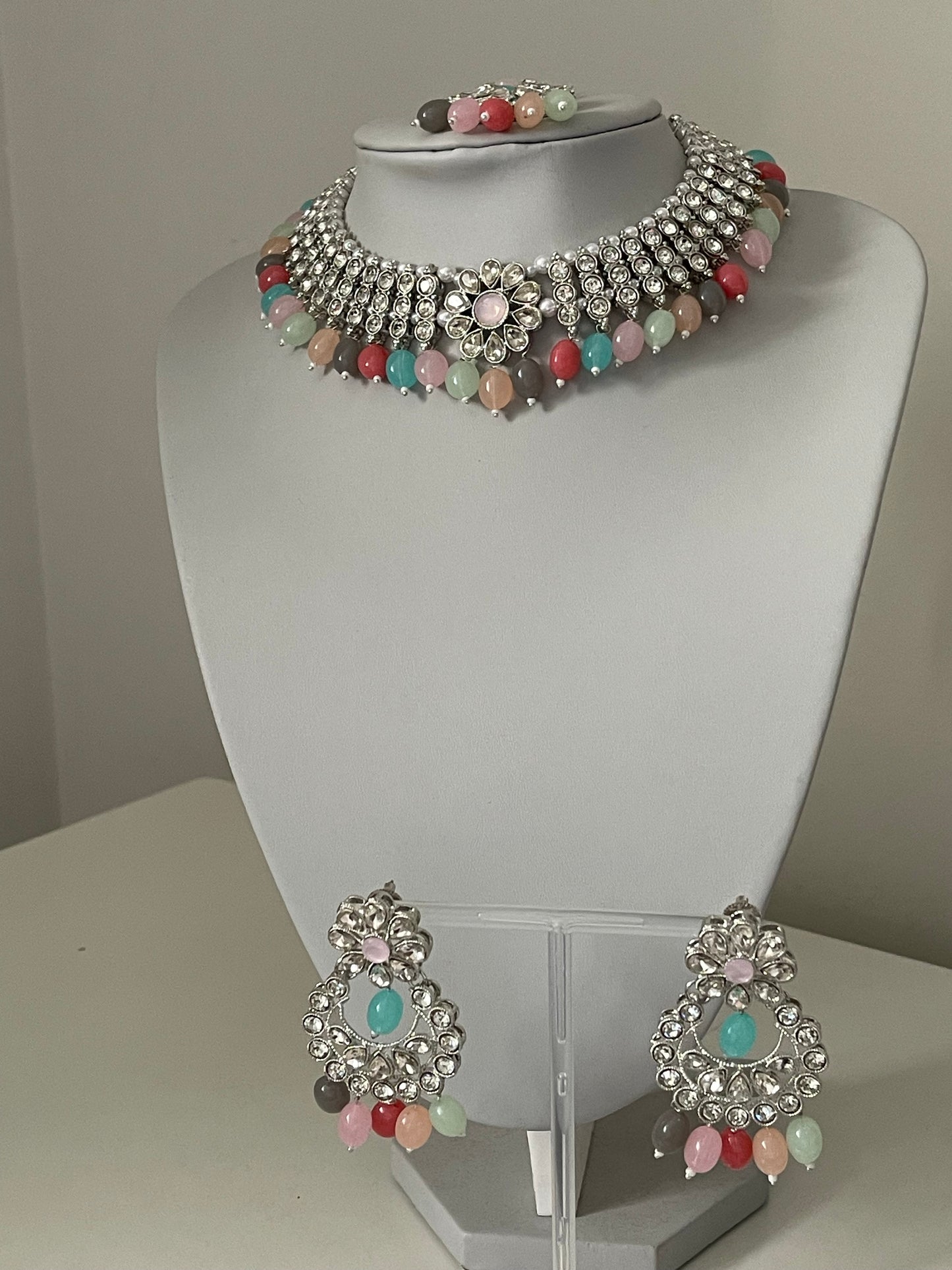 Silver Multicoloured Set