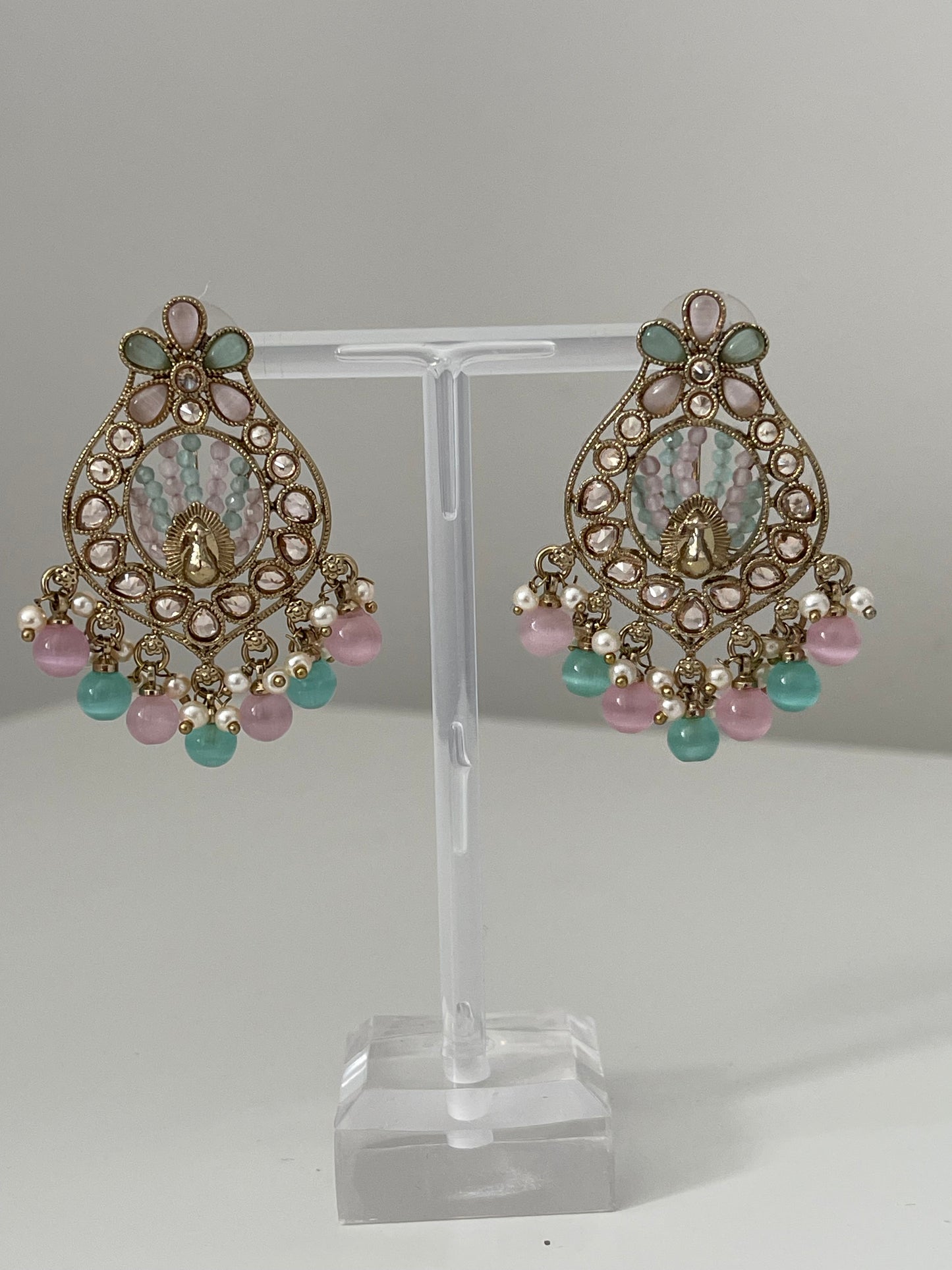 Small polki Earrings in a range of colours