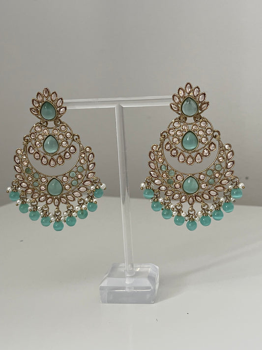 Mint Statement Earrings