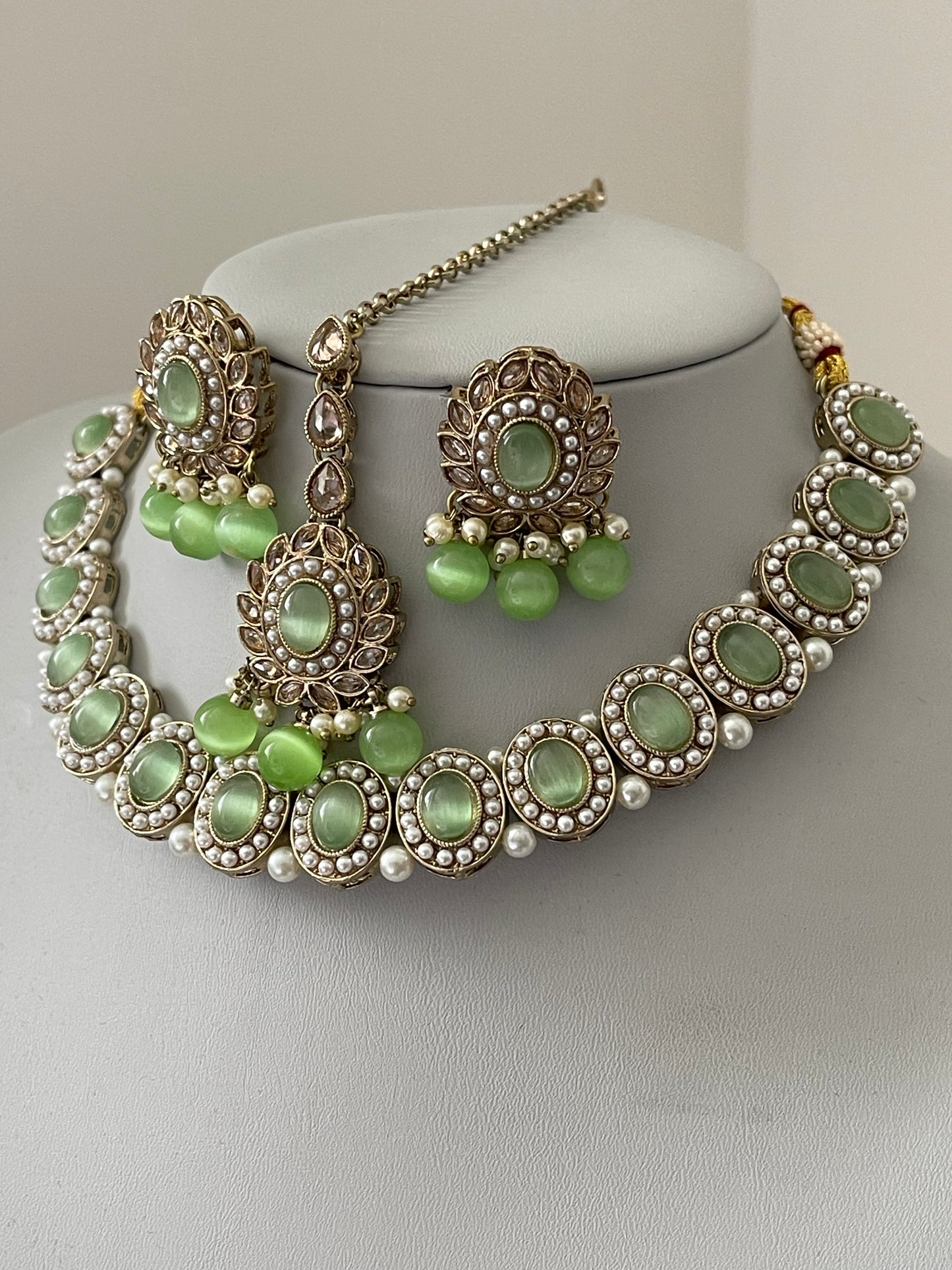 Mint Pearl Set