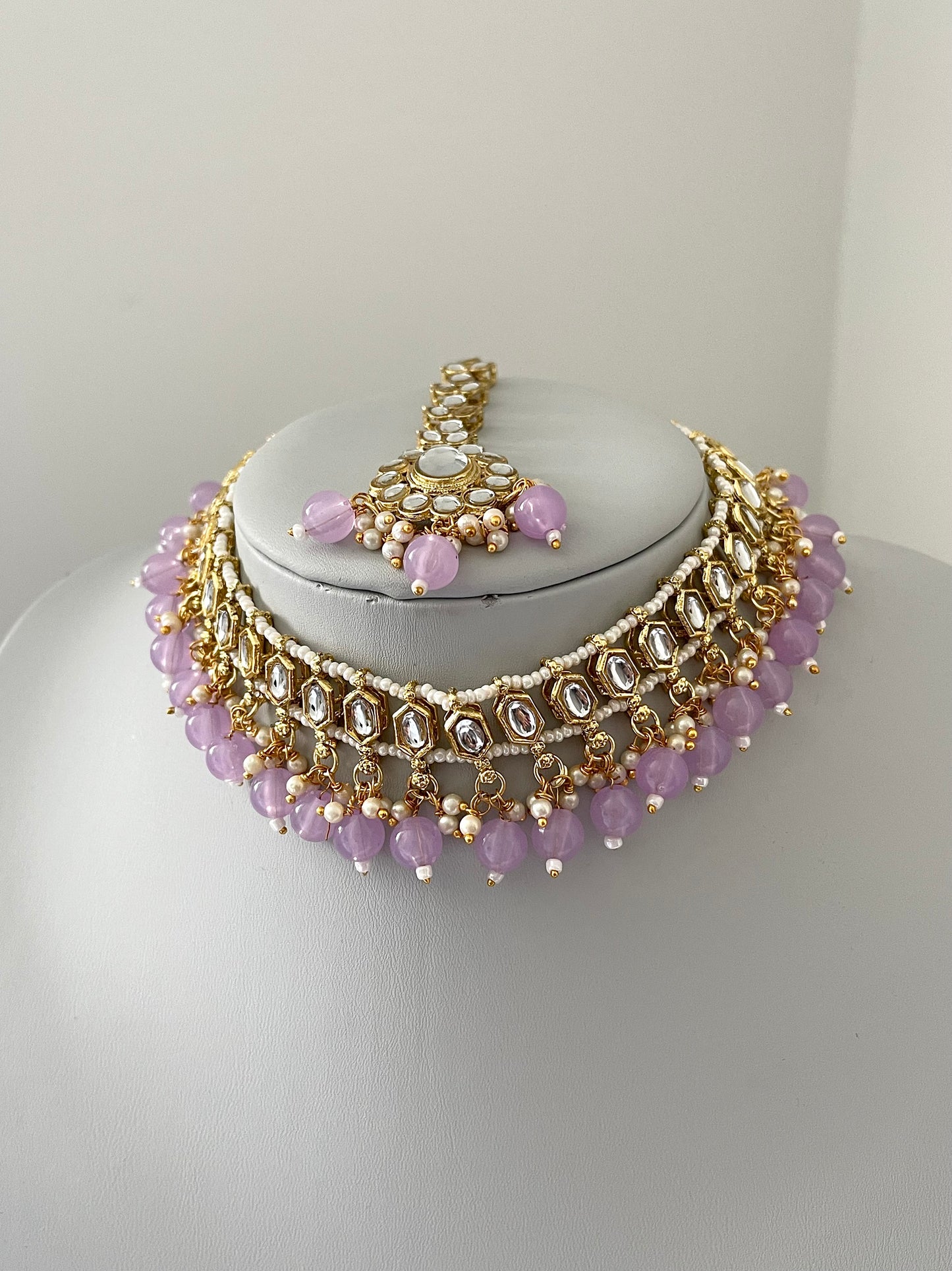 Lilac Choker Set