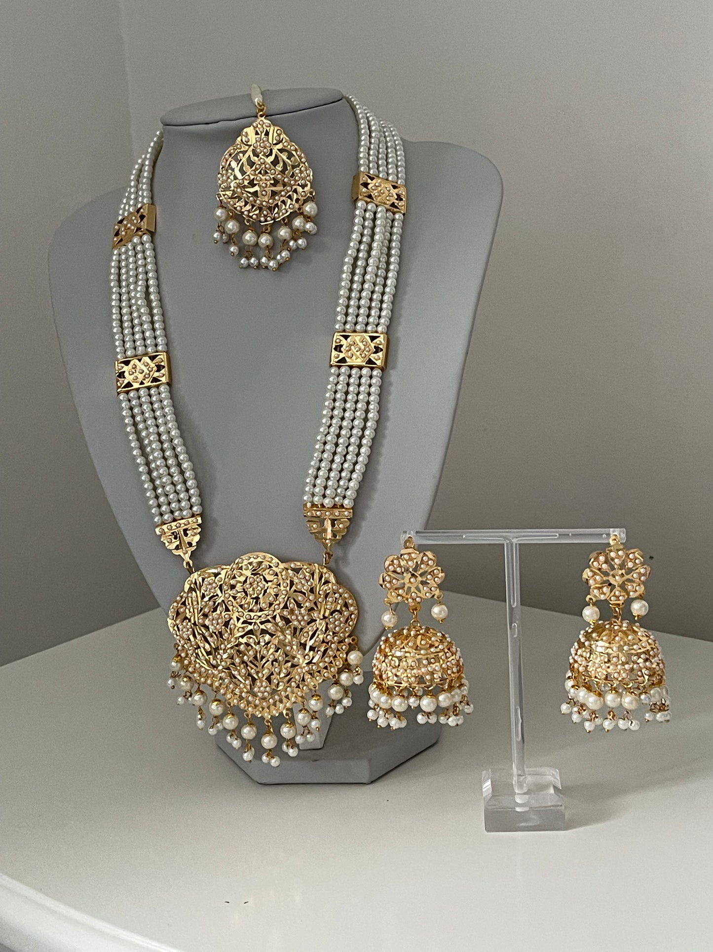 Long Jadua haar/ Necklace Set