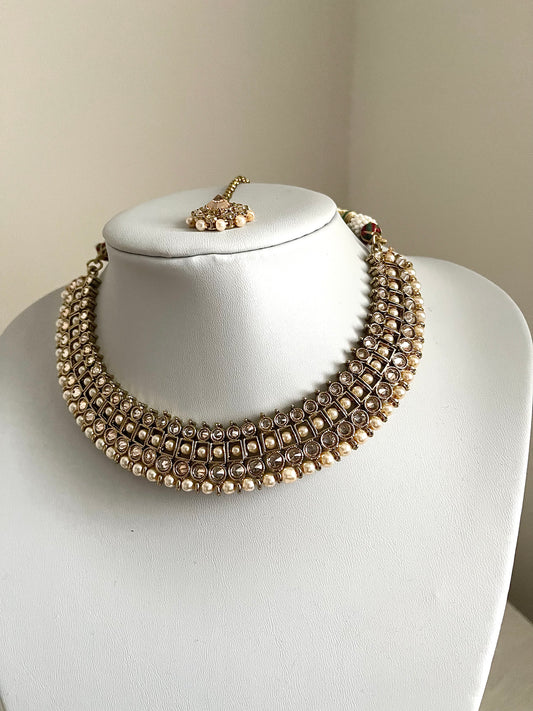 Gold Necklace Set