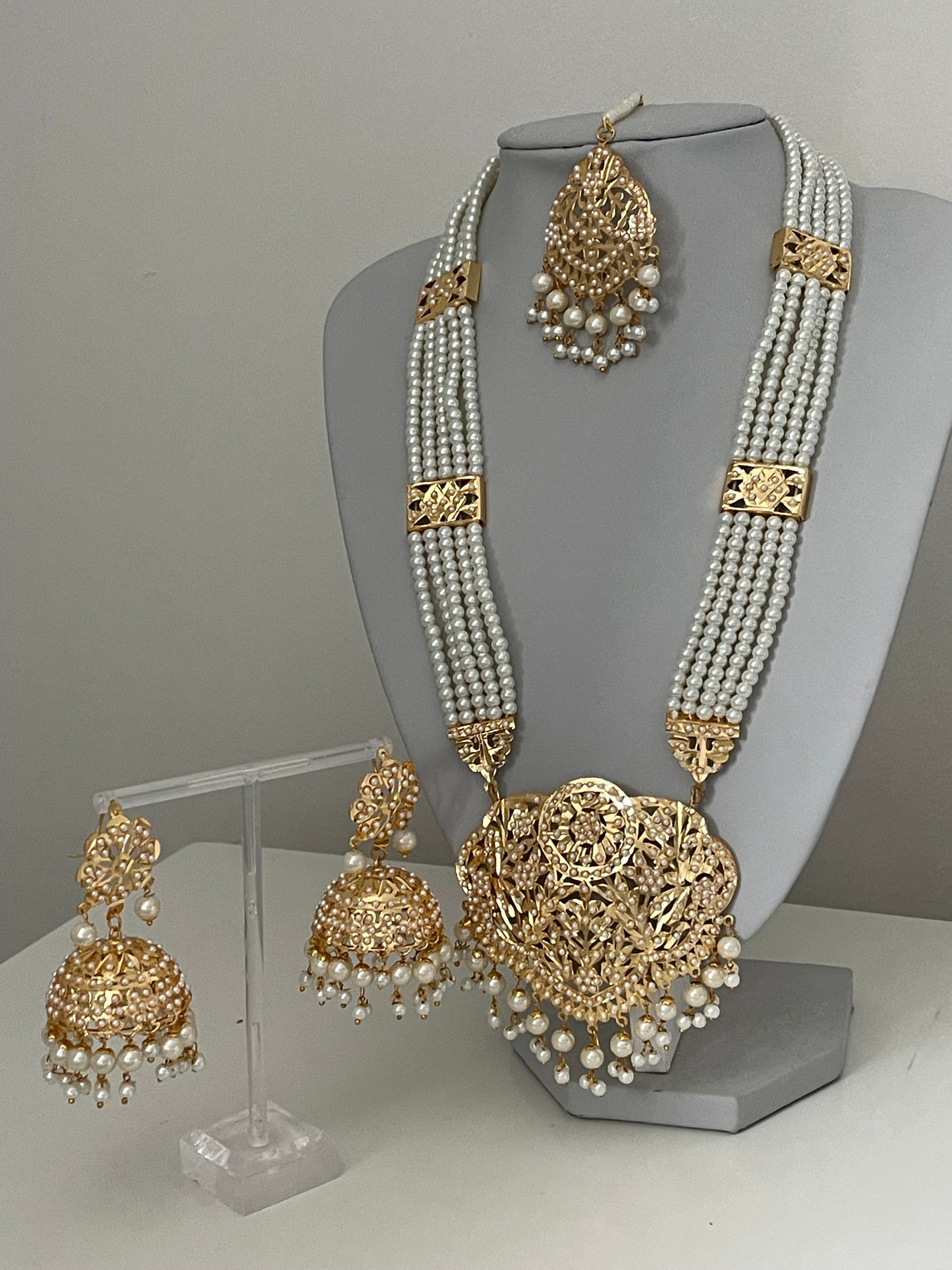 Long Jadua haar/ Necklace Set