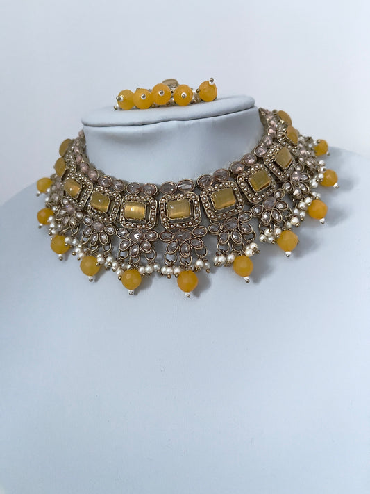 Yellow/Mustard Choker Set