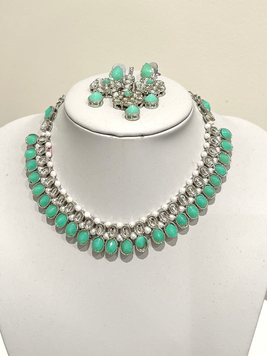 Mint and Silver Set