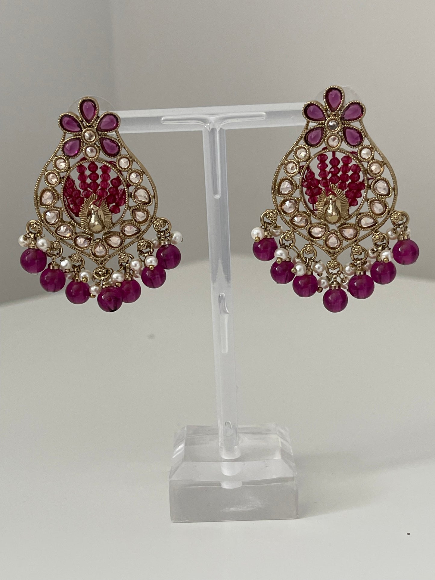 Small polki Earrings in a range of colours