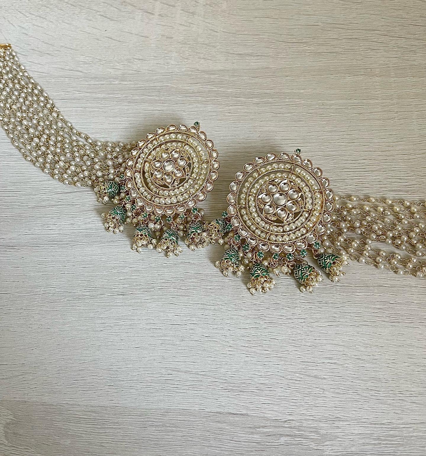 Statement Meenakari Jhumka Earrings